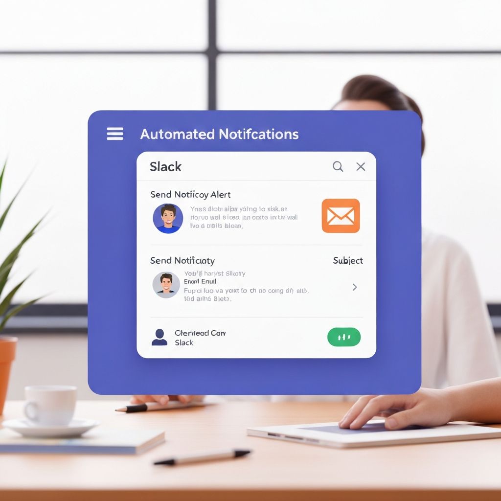 Notificaciones automatizadas a Slack y email