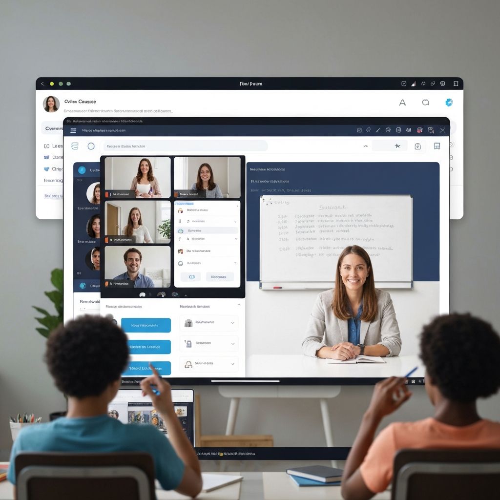 Plataforma online de academia de idiomas