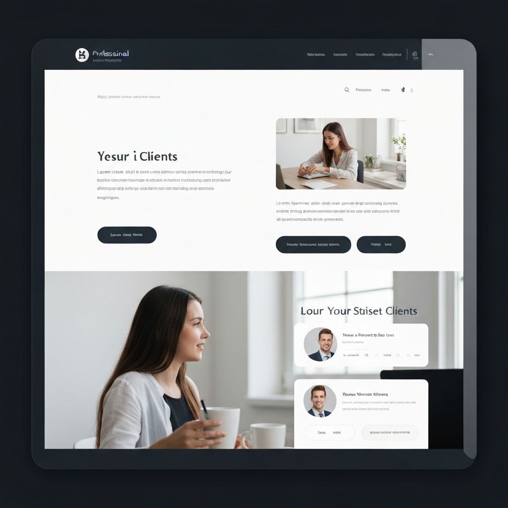 Sitio web profesional genera confianza